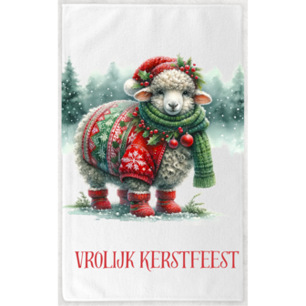 Handdoekje Kerst schaap